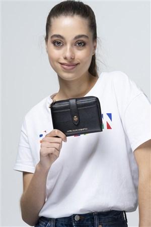 Benetton Unisex Cüzdan BNT-663 Siyah