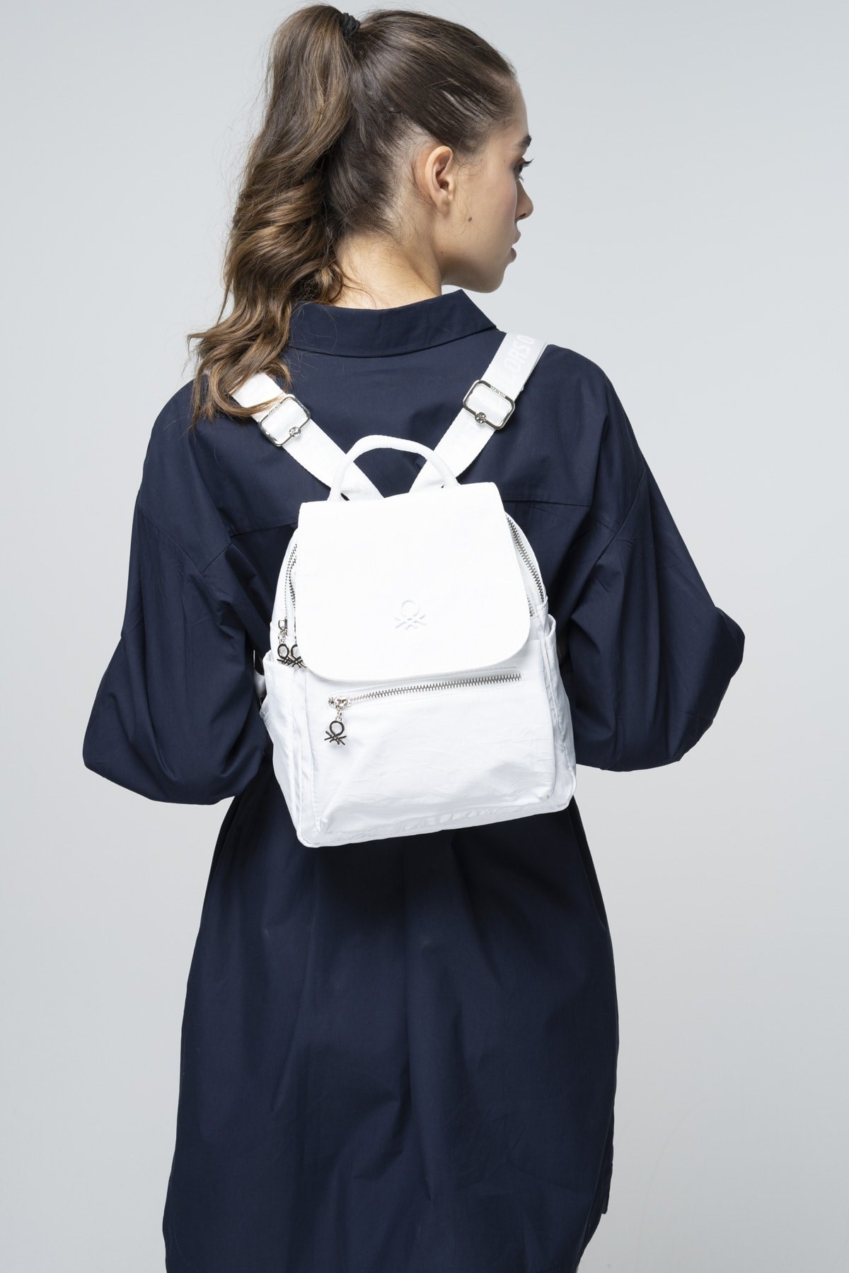 Benetton Unisex Çanta BNT-696 Beyaz