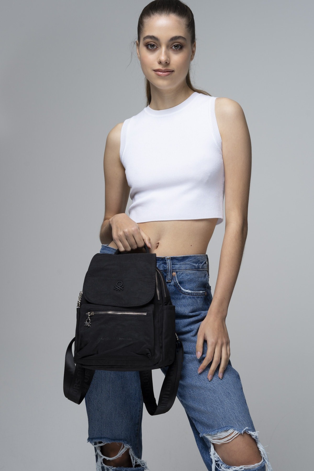 Benetton Unisex Çanta BNT-696 Siyah