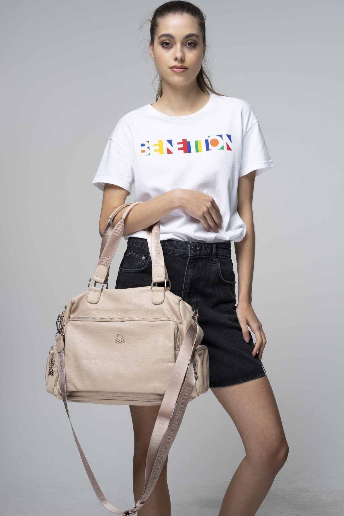 Benetton Unisex Çanta BNT-701 Ten