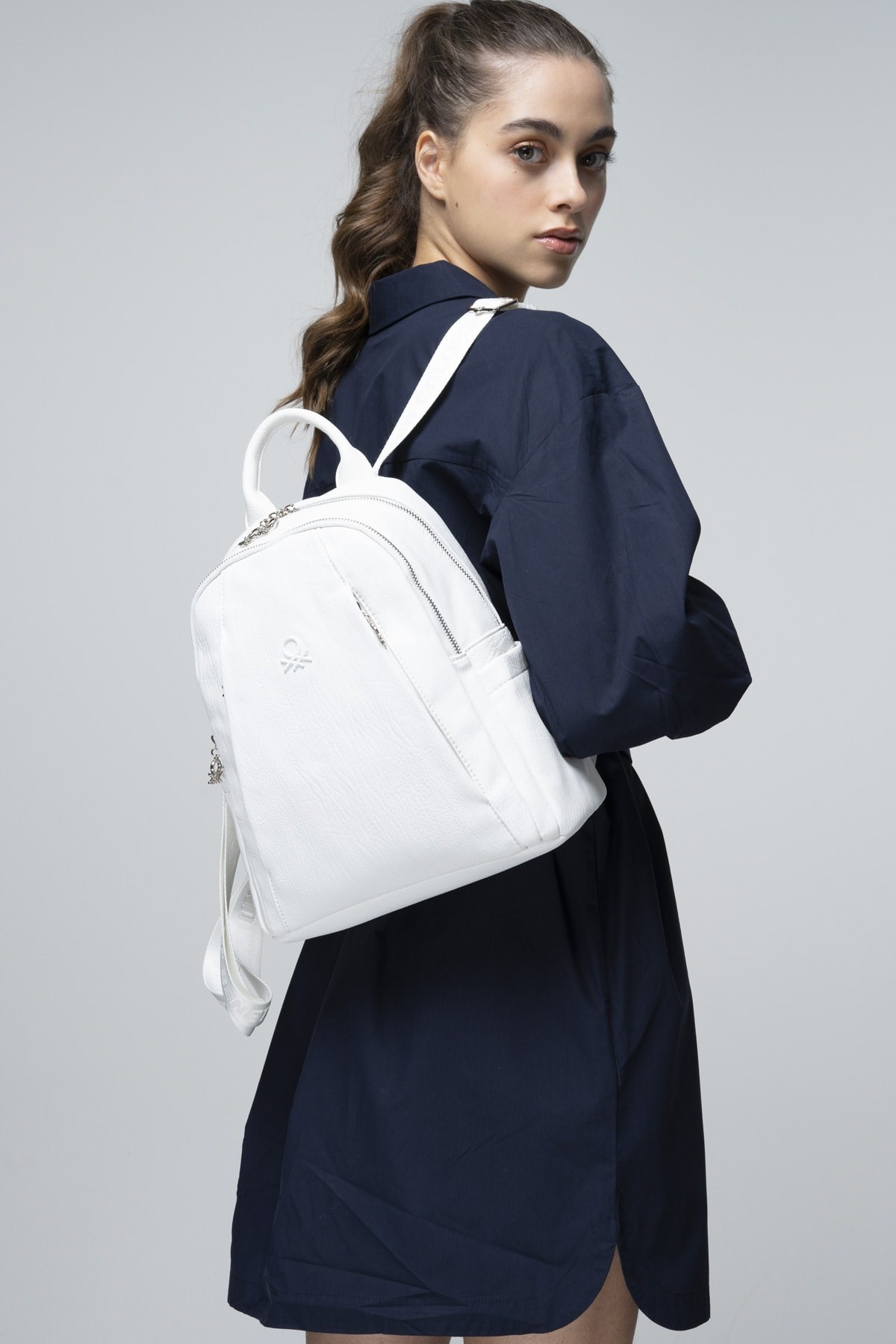 Benetton Unisex Çanta BNT-702 Beyaz