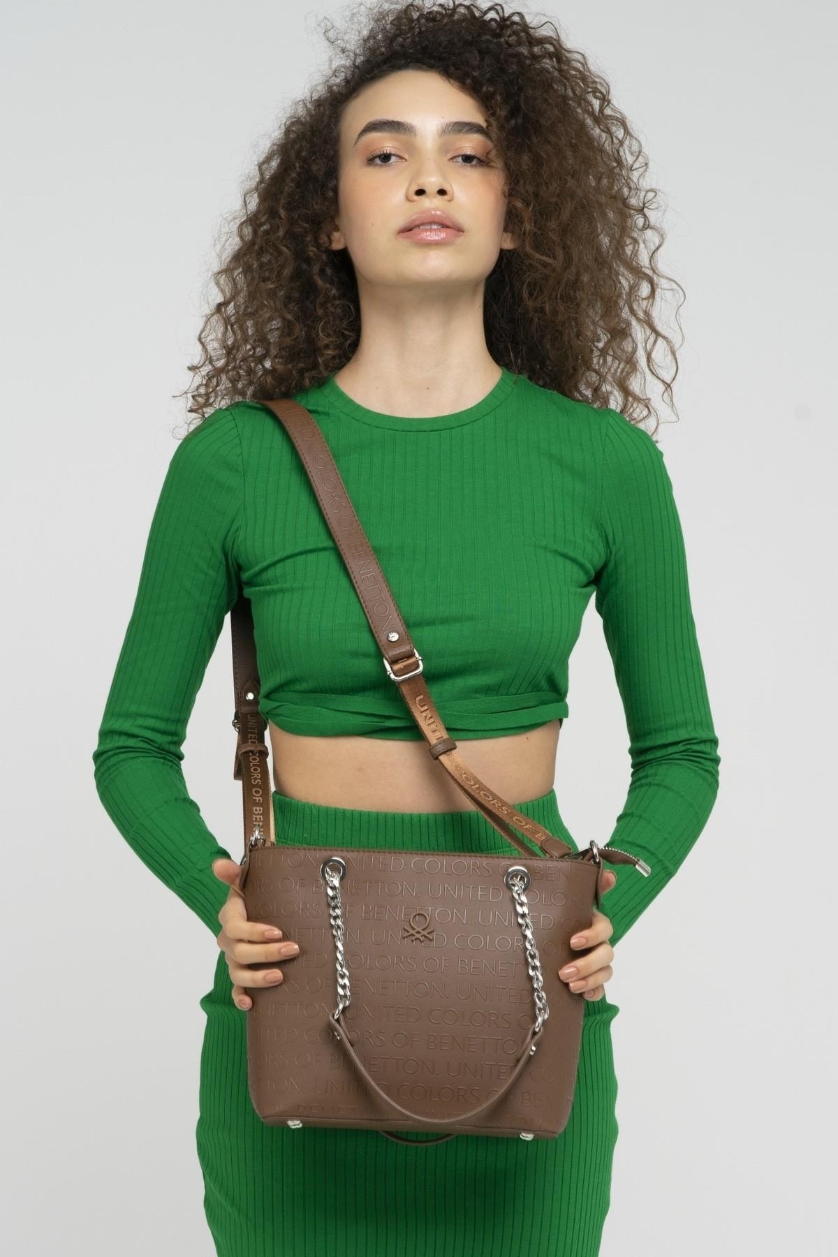 Benetton Unisex Çanta BNT-865 Kahve