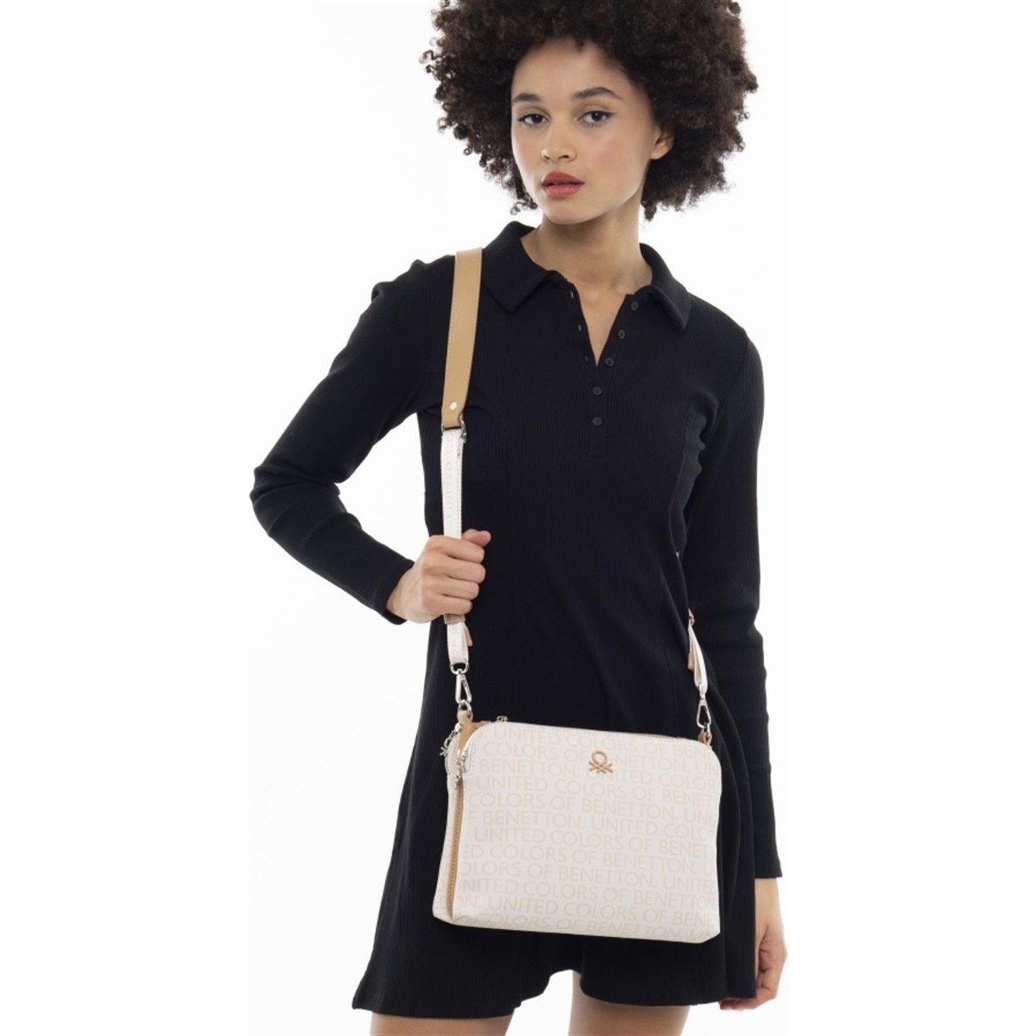 Benetton Unisex Çanta BNT-949 Bej-A.Camel