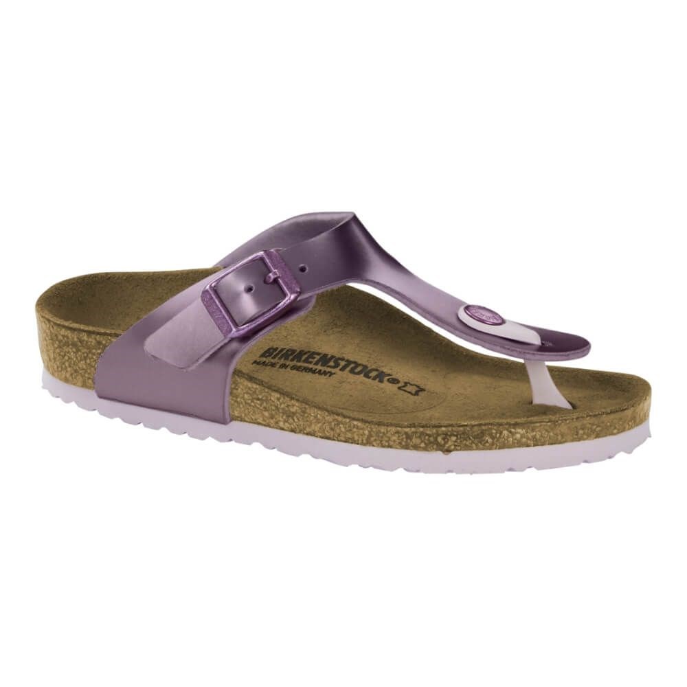 Birkenstock Terlik BRS1012528 Electrıc Metallıc Lılac