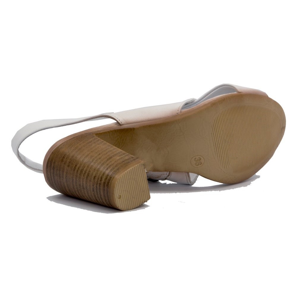 Mammamia Kadın Sandalet D20YS-1050 Beyaz Faber