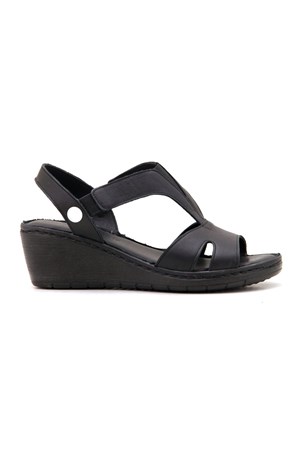 Mammamia Kadın Sandalet D22YS-1465 Siyah Faber