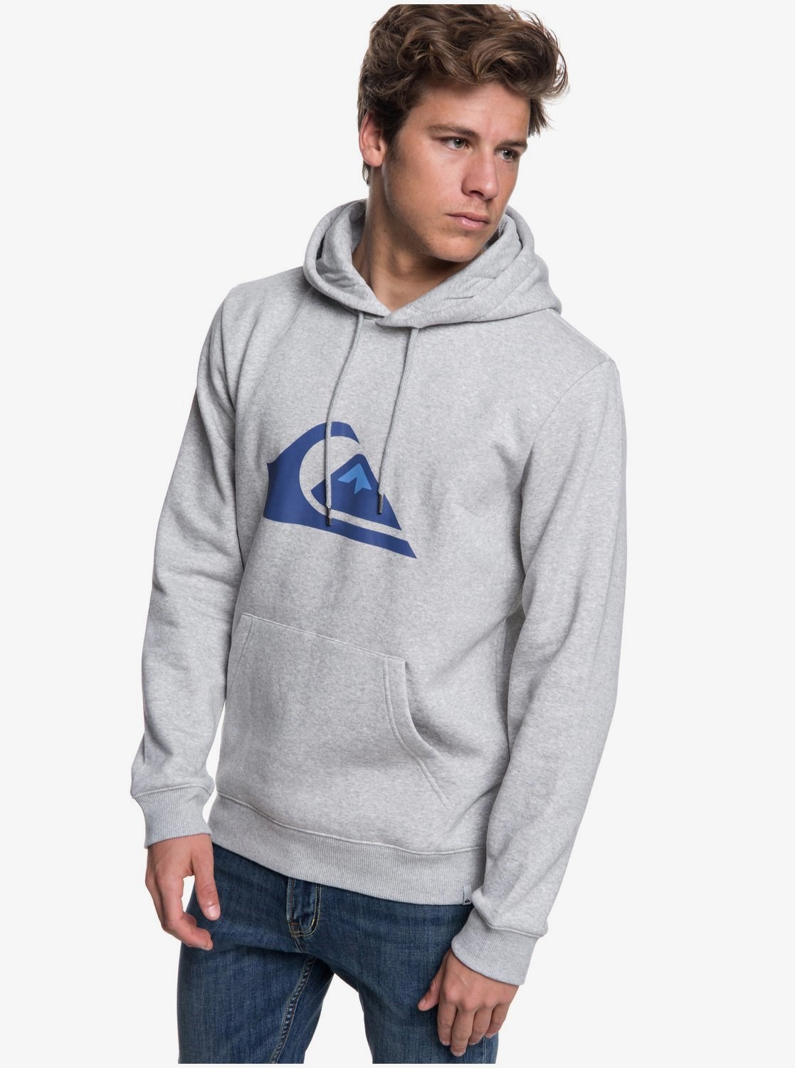 Quiksilver Erkek S-Shirt EQYFT03856 Sjsh - Lıght Grey Heather