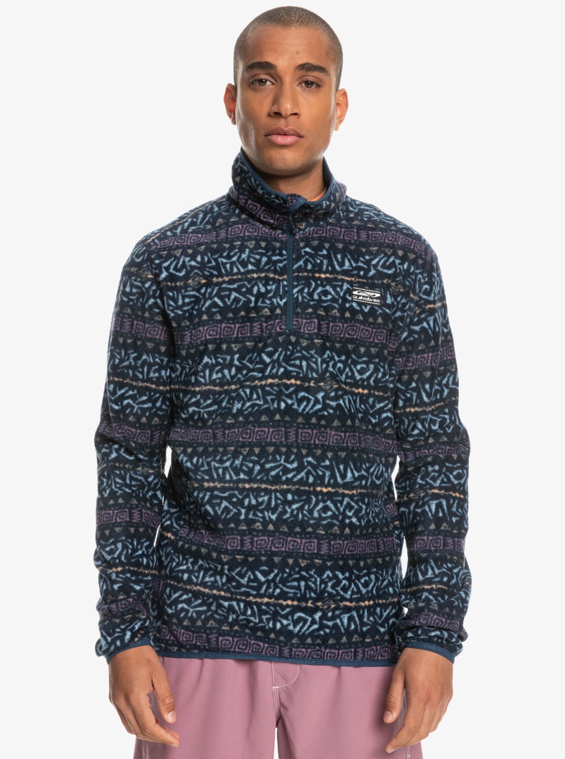 Quiksilver Erkek Polar Üst EQYFT04571 Dusty Orchıd Nordıc Channel