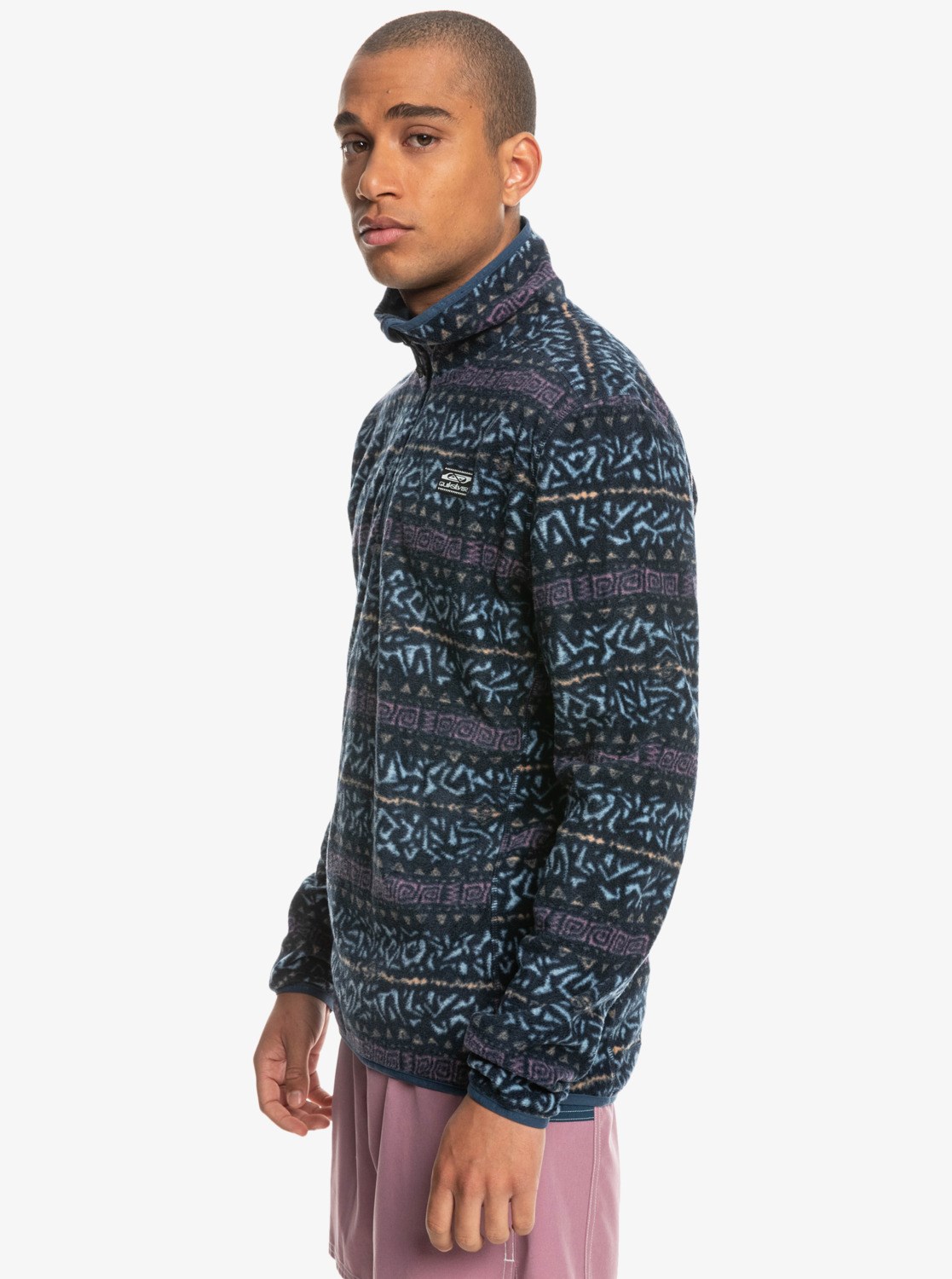 Quiksilver Erkek Polar Üst EQYFT04571 Dusty Orchıd Nordıc Channel