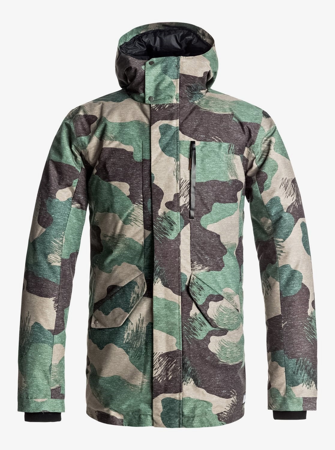 Quiksilver Erkek Ceket EQYJK03336 Grape Leaf Scratch Camo