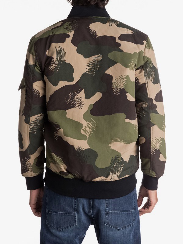 Quiksilver Erkek Ceket EQYJK03359 Scratch Camo Colour