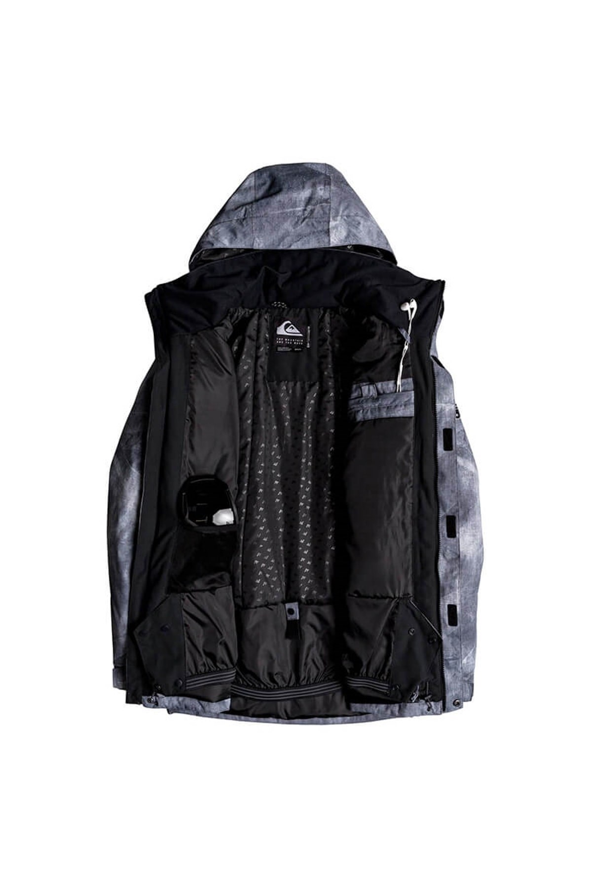 Quiksilver Erkek Ceket EQYTJ03186 Grey_Sımple Texture