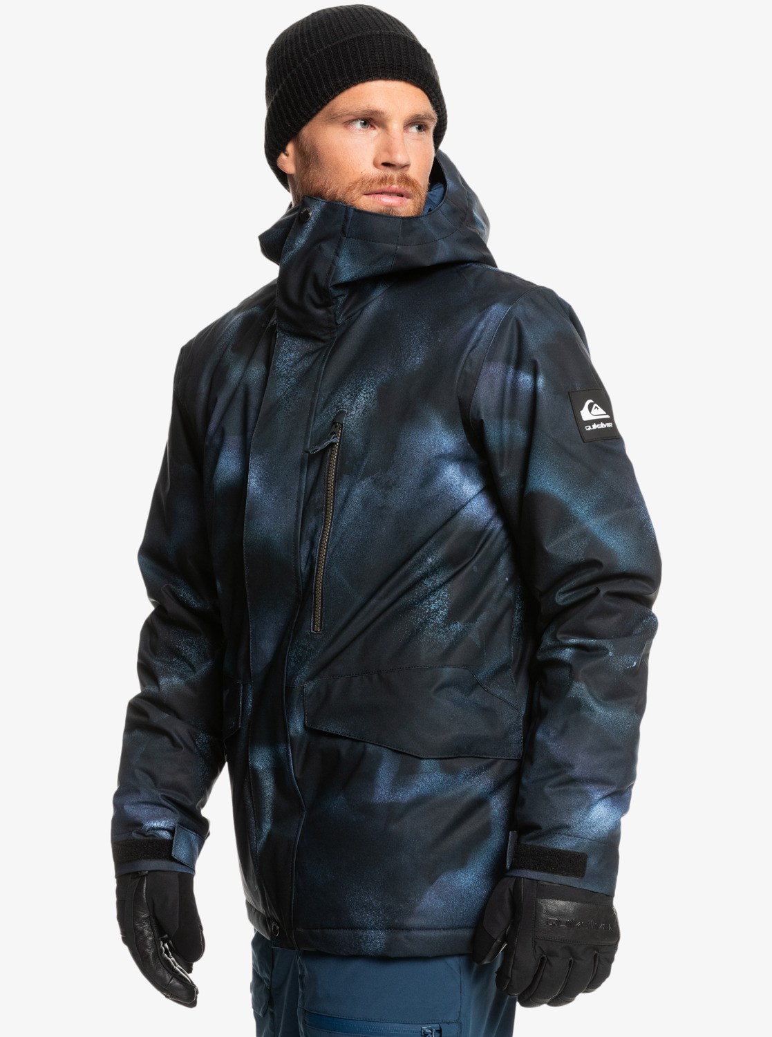 Quiksilver Erkek Mont EQYTJ03338 Insıgnıa Blue Fragment