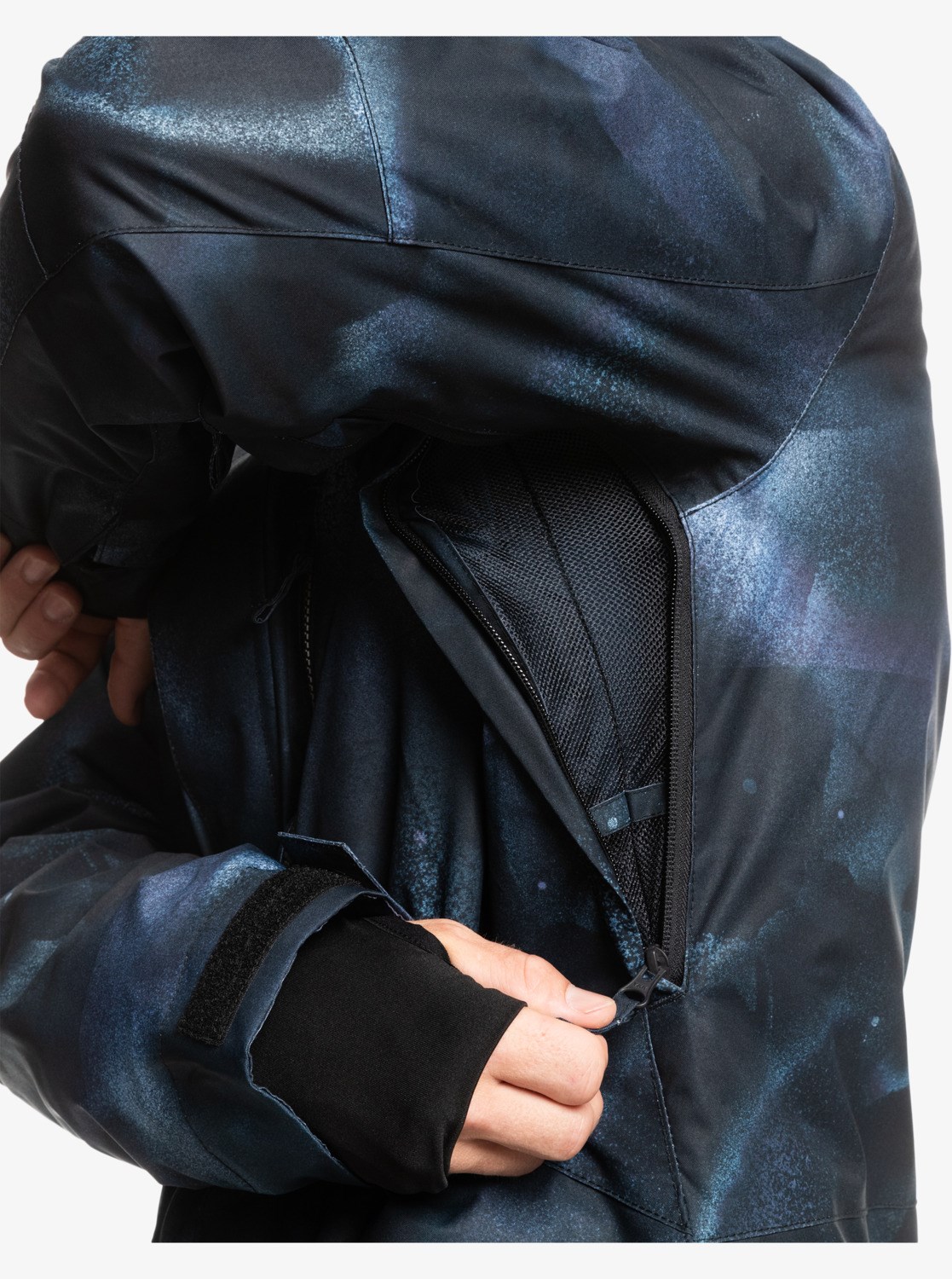 Quiksilver Erkek Mont EQYTJ03338 Insıgnıa Blue Fragment