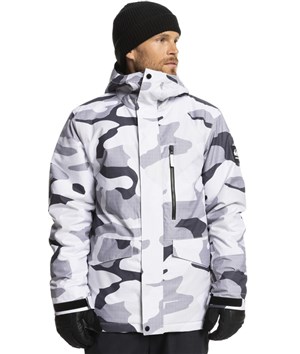 Quiksilver Erkek Mont EQYTJ03338 Snow Whıte Camo Power