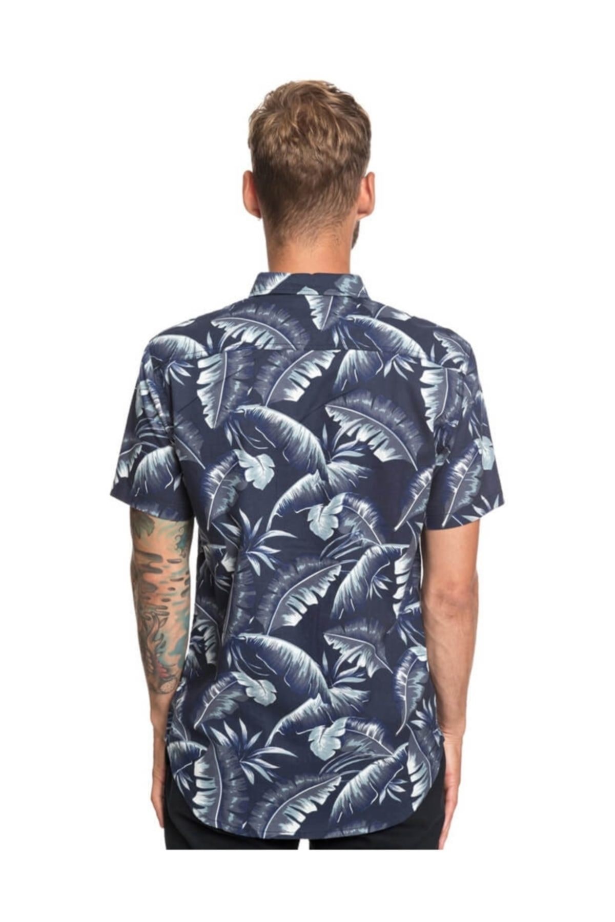 Quiksilver Erkek Gömlek EQYWT03786 Navy Blazer Noosa Paradıse