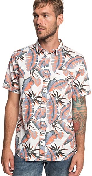 Quiksilver Erkek Gömlek EQYWT03786 Whıte Noosa Paradıse