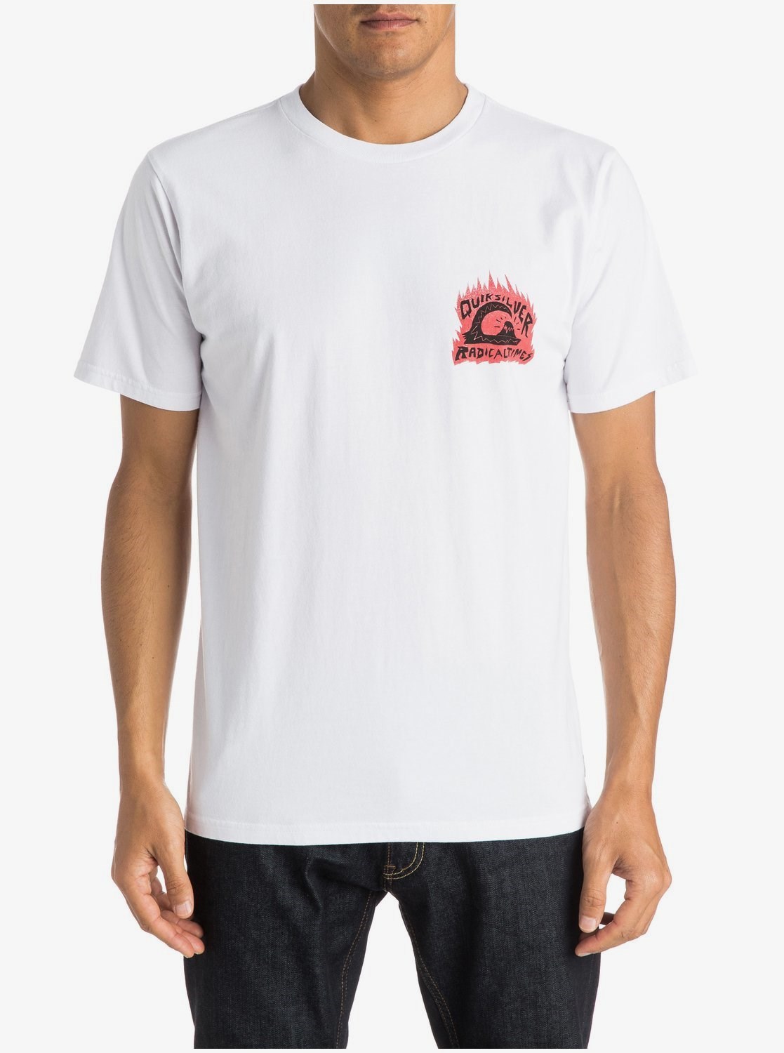 Quiksilver Erkek T-Shirt EQYZT03613 Whıte