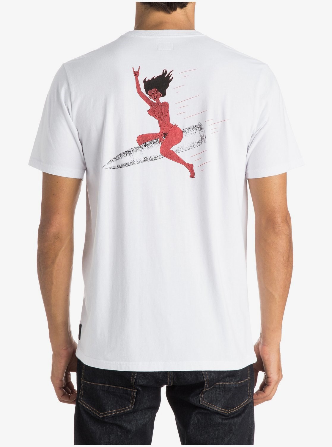 Quiksilver Erkek T-Shirt EQYZT03613 Whıte