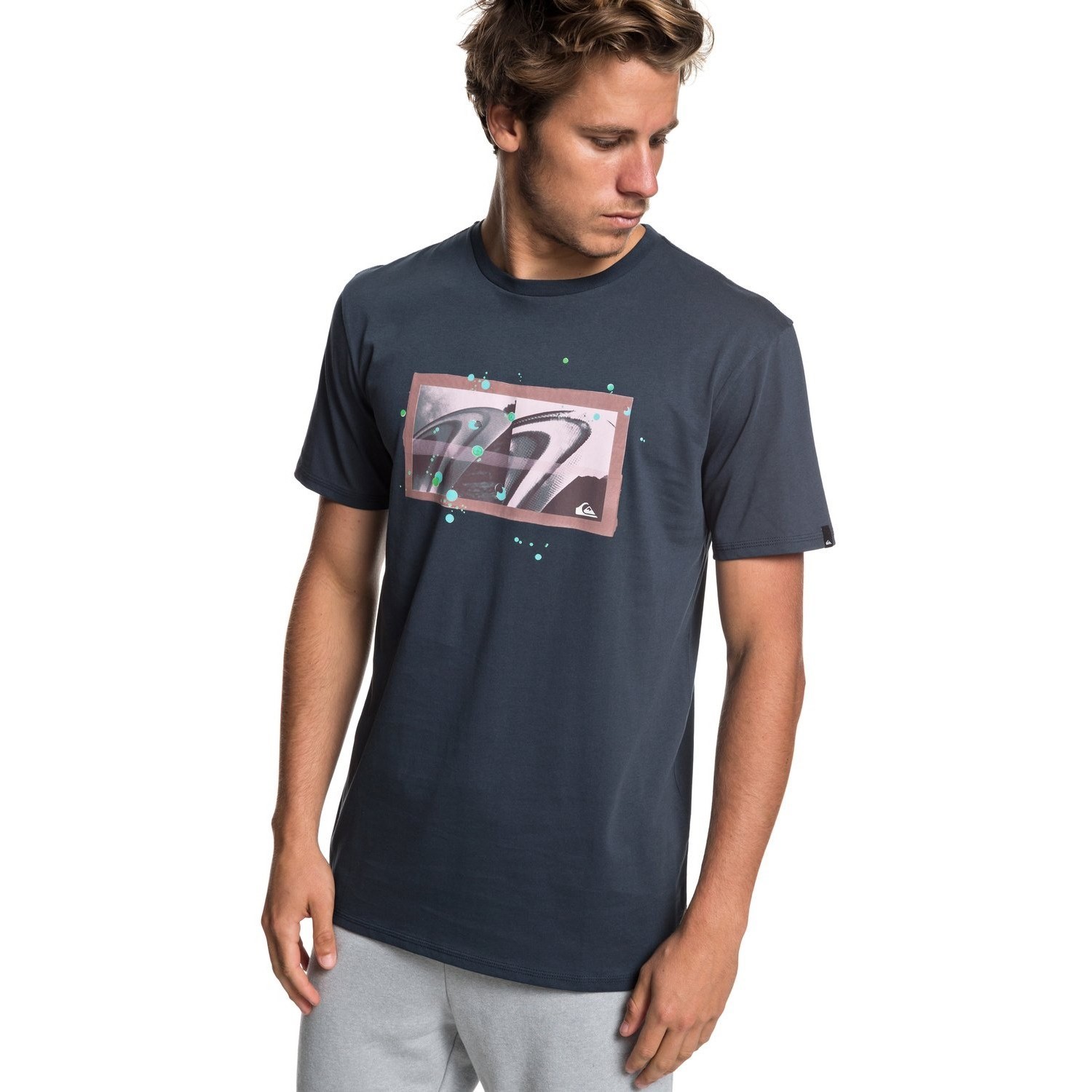 Quiksilver Erkek T-Shirt EQYZT05269 Blue Nıghts