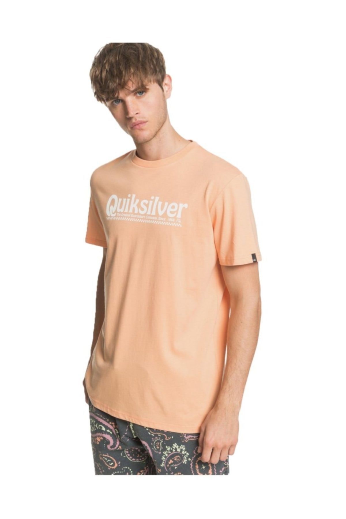 Quiksilver Erkek T-Shirt EQYZT05754 Coral Sands