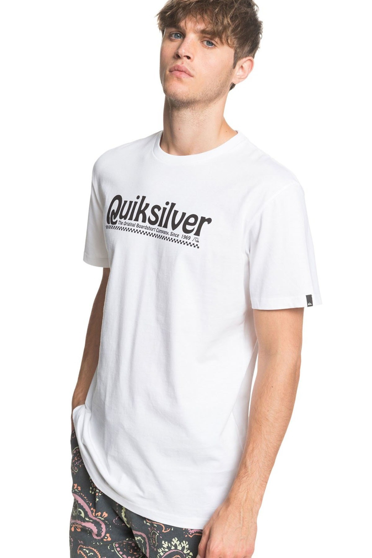 Quiksilver Erkek T-Shirt EQYZT05754 Whıte