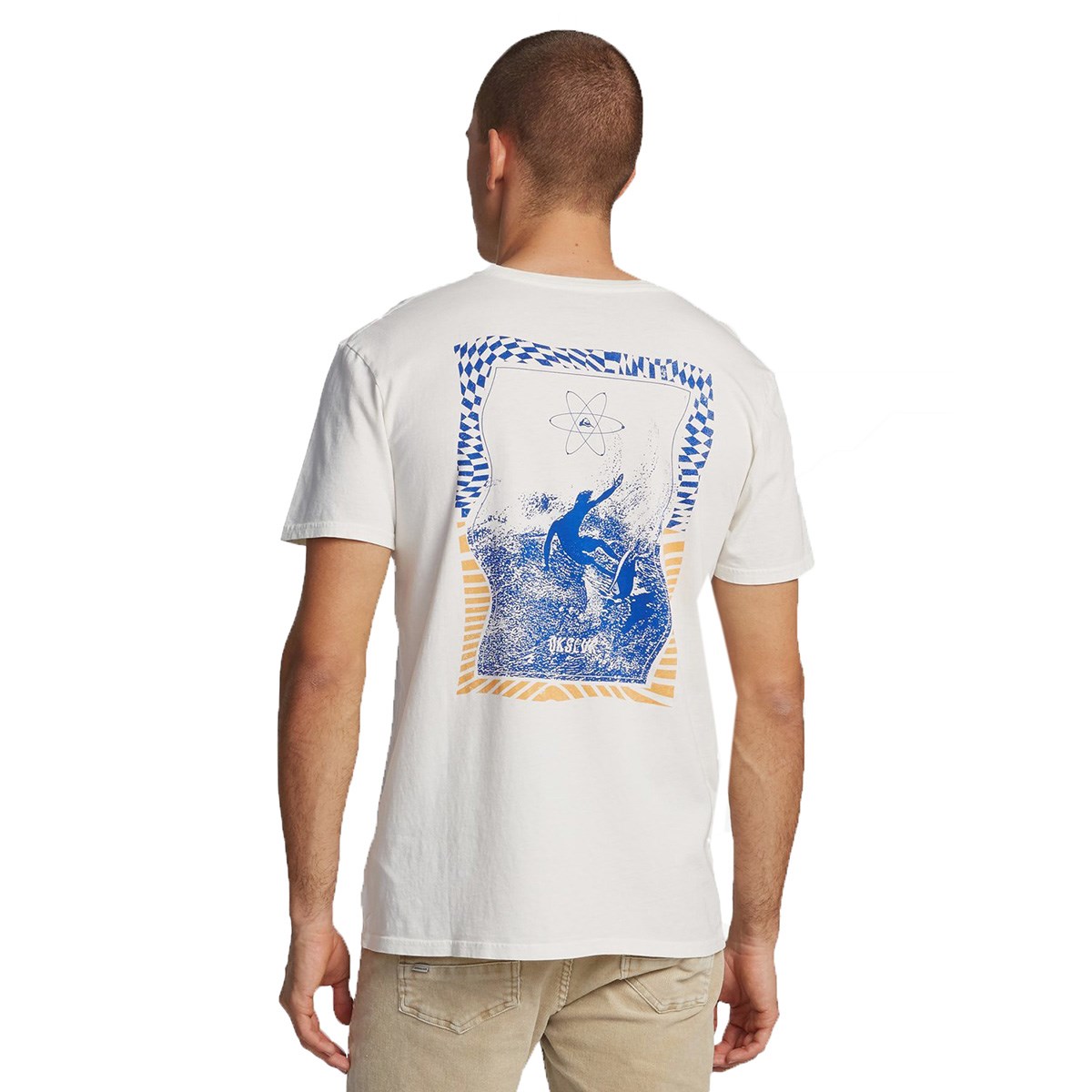 Quiksilver Erkek T-Shirt EQYZT05798 Snow Whıte