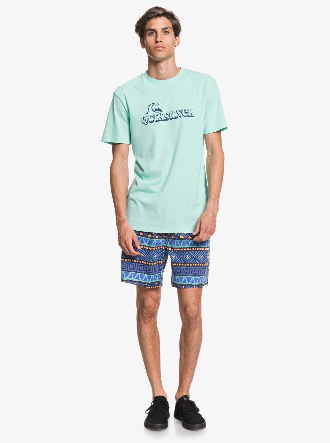 Quiksilver Erkek T-Shirt EQYZT05818 Beach Glass