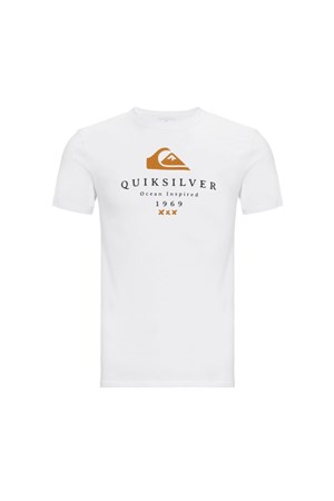 Quiksilver Erkek T-Shirt EQYZT05841 Snow Whıte