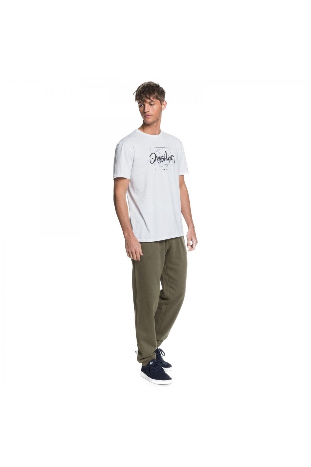 Quiksilver Erkek T-Shirt EQYZT05948 Whıte