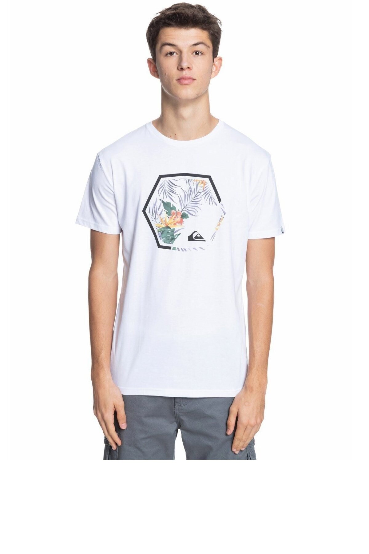 Quiksilver Erkek T-Shirt EQYZT06320 Whıte