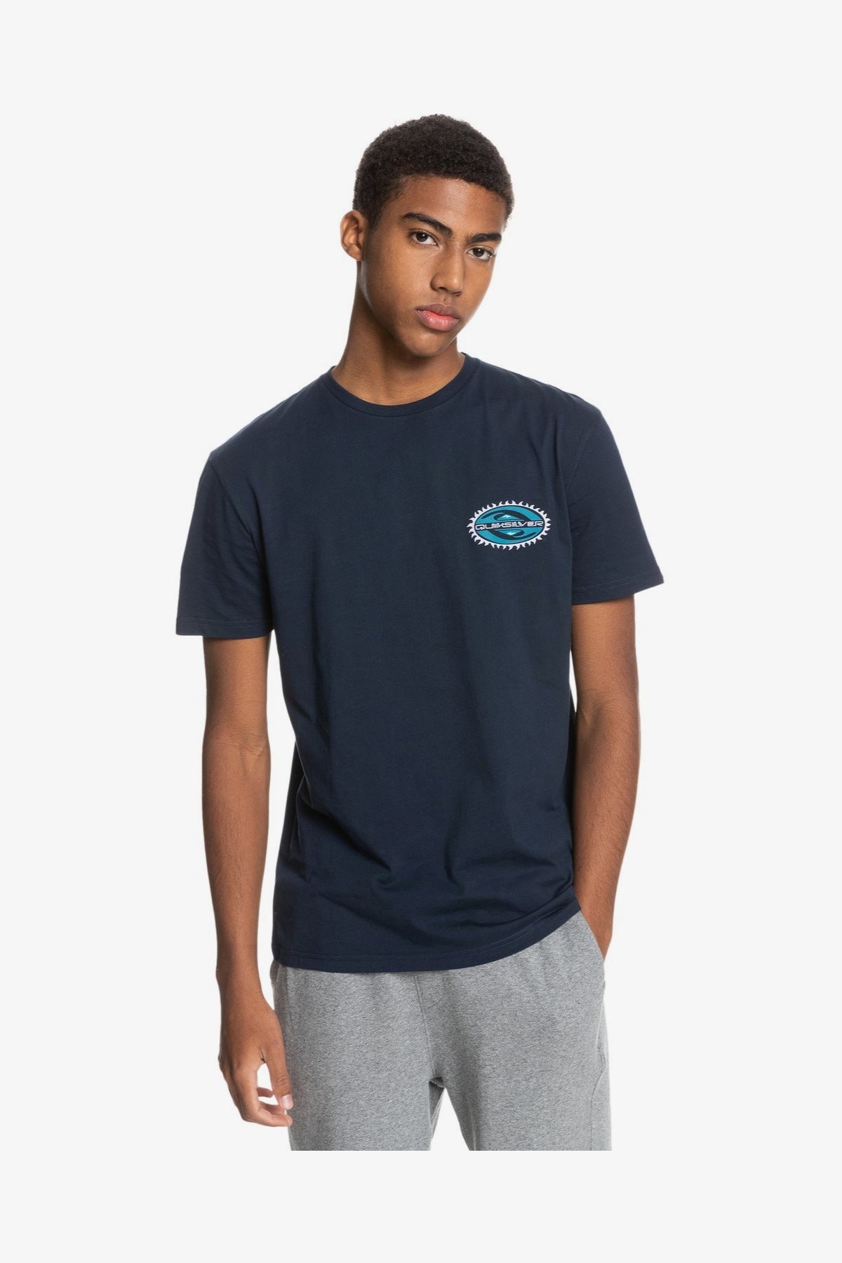 Quiksilver Erkek T-Shirt EQYZT06322 Navy Blazer