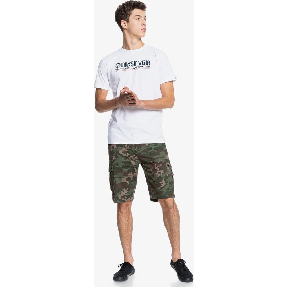 Quiksilver Erkek T-Shirt EQYZT06326 Whıte