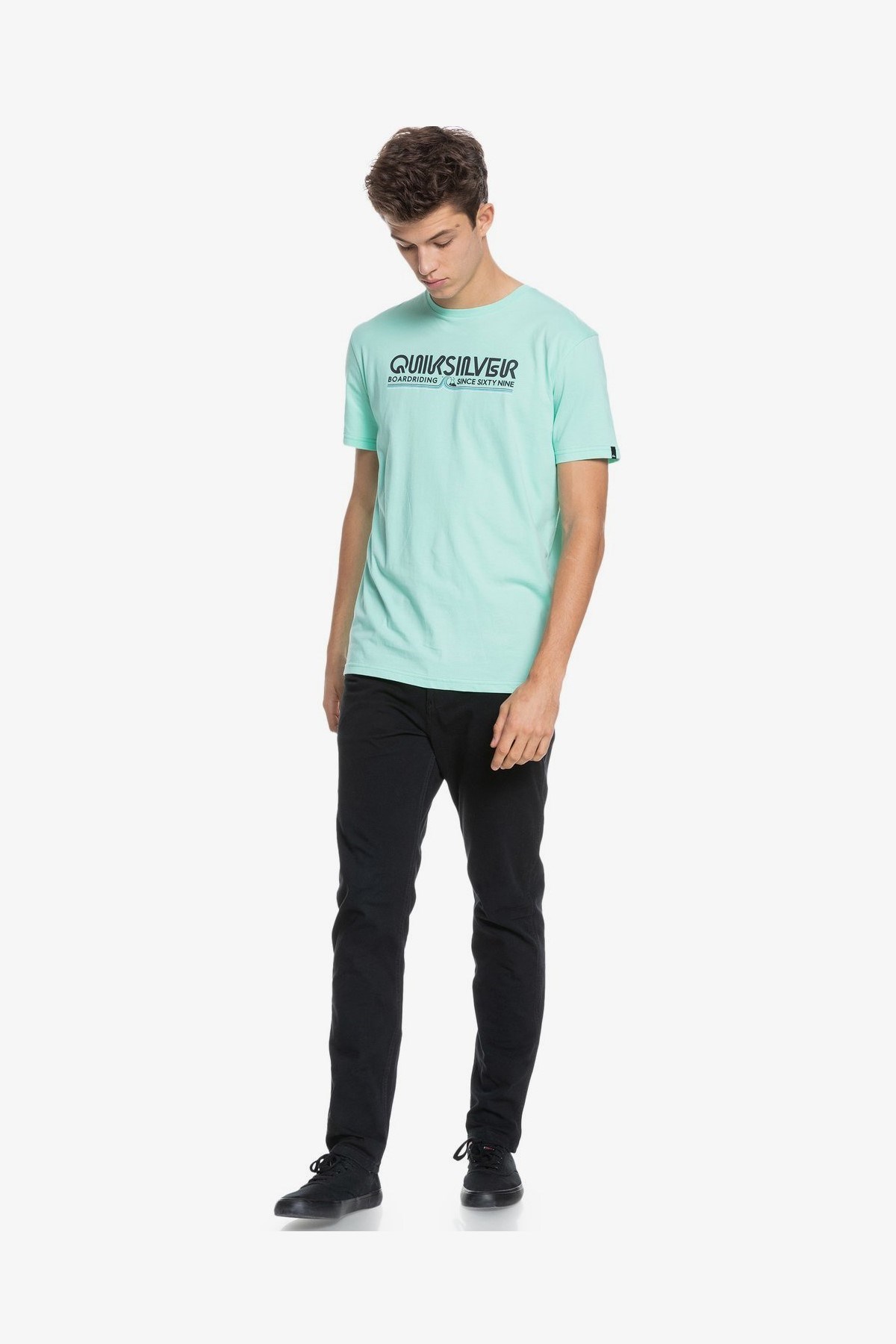 Quiksilver Erkek T-Shirt EQYZT06326 Cabbage
