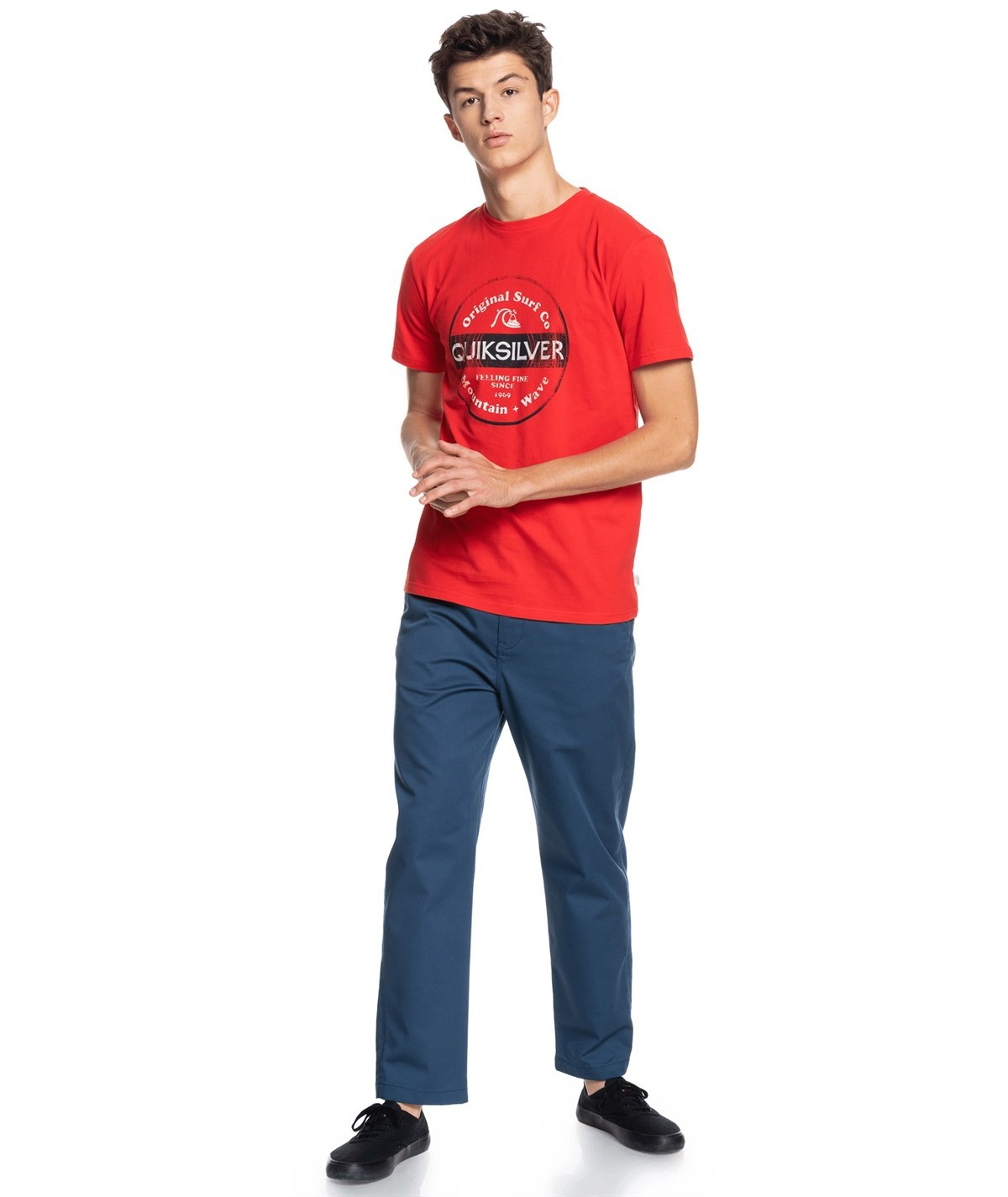 Quiksilver Erkek T-Shirt EQYZT06383 Hıgh Rısk Red