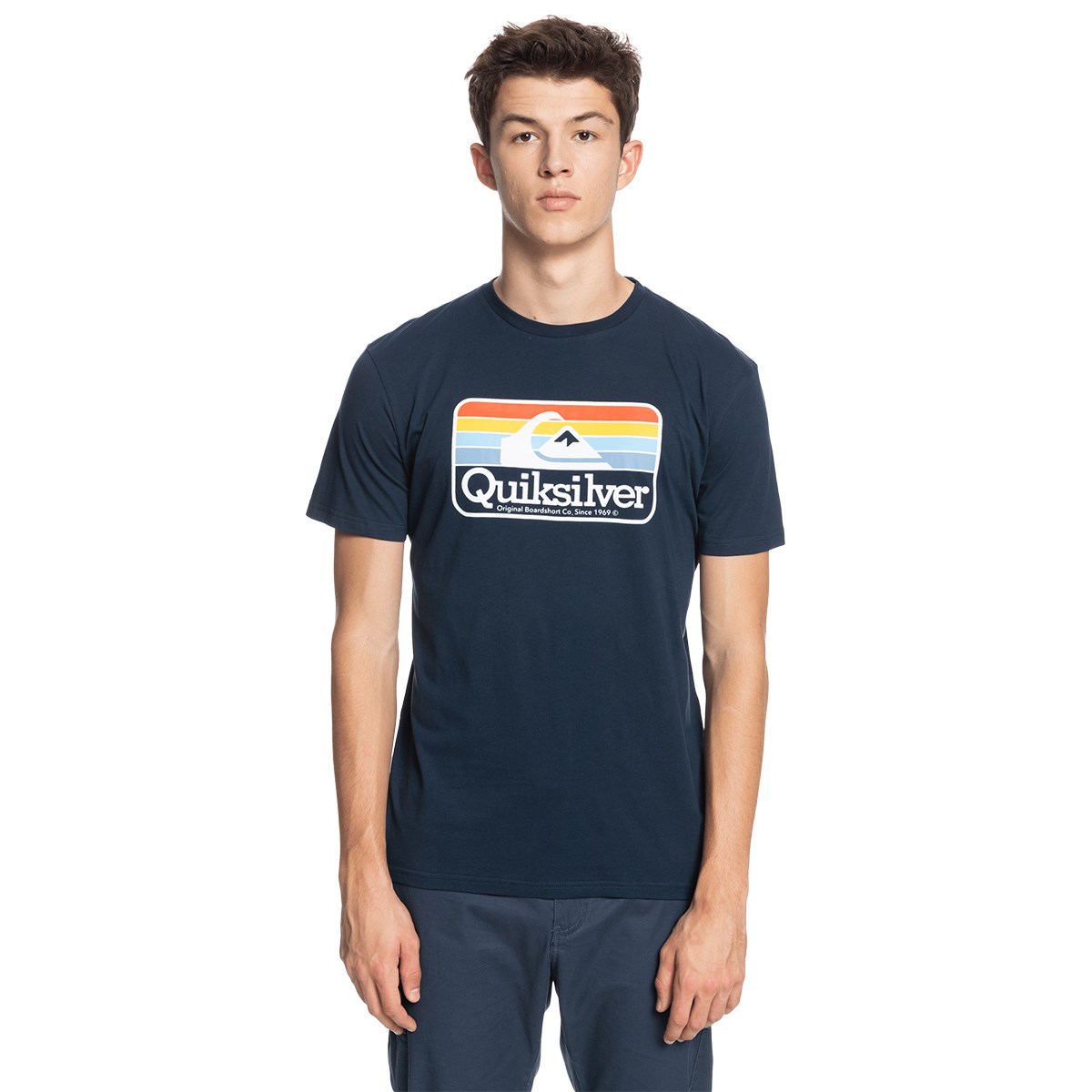 Quiksilver Erkek T-Shirt EQYZT06386 Navy Blazer