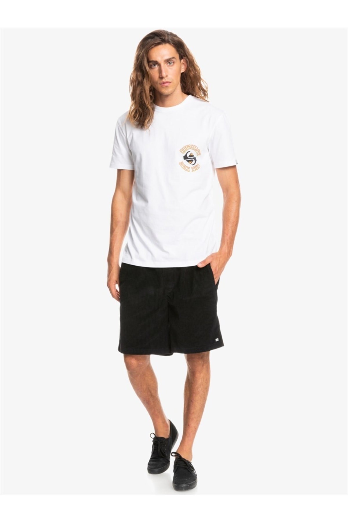 Quiksilver Erkek T-Shirt EQYZT06660 Whıte