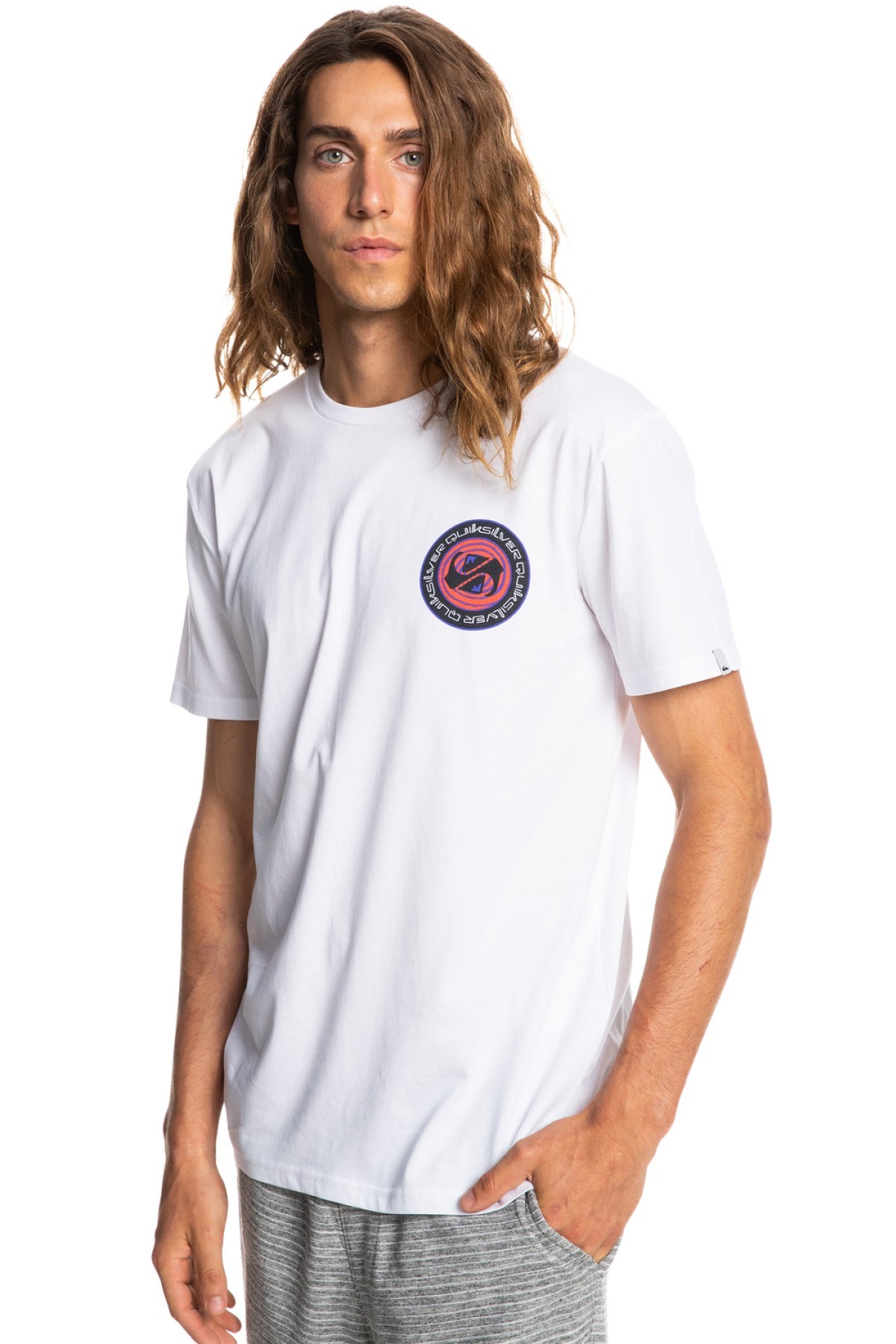 Quiksilver Erkek T-Shirt EQYZT06665 Whıte