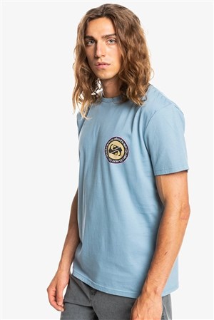 Quiksilver Erkek T-Shirt EQYZT06665 Bjn0-Orage Blue