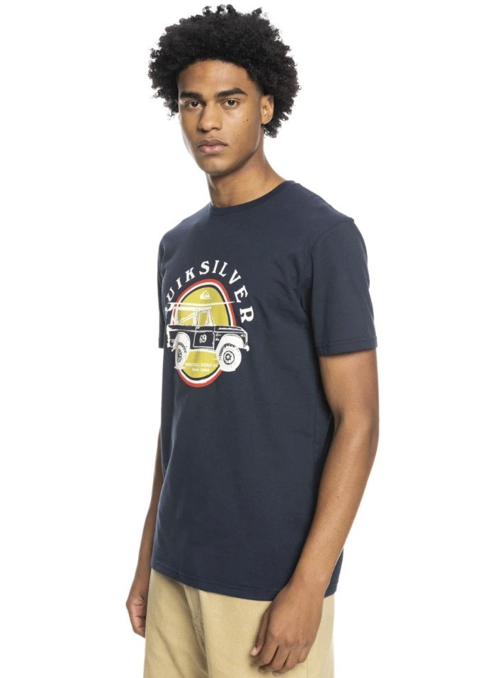Quiksilver Erkek T-Shirt EQYZT06707 Navy Blazer