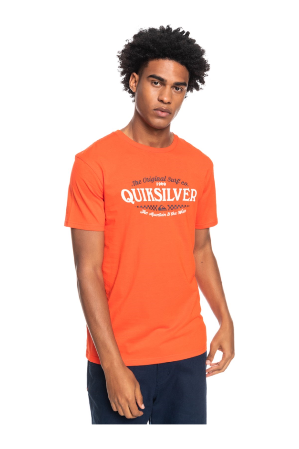 Quiksilver Erkek T-Shirt EQYZT06710 Cherry Tomato