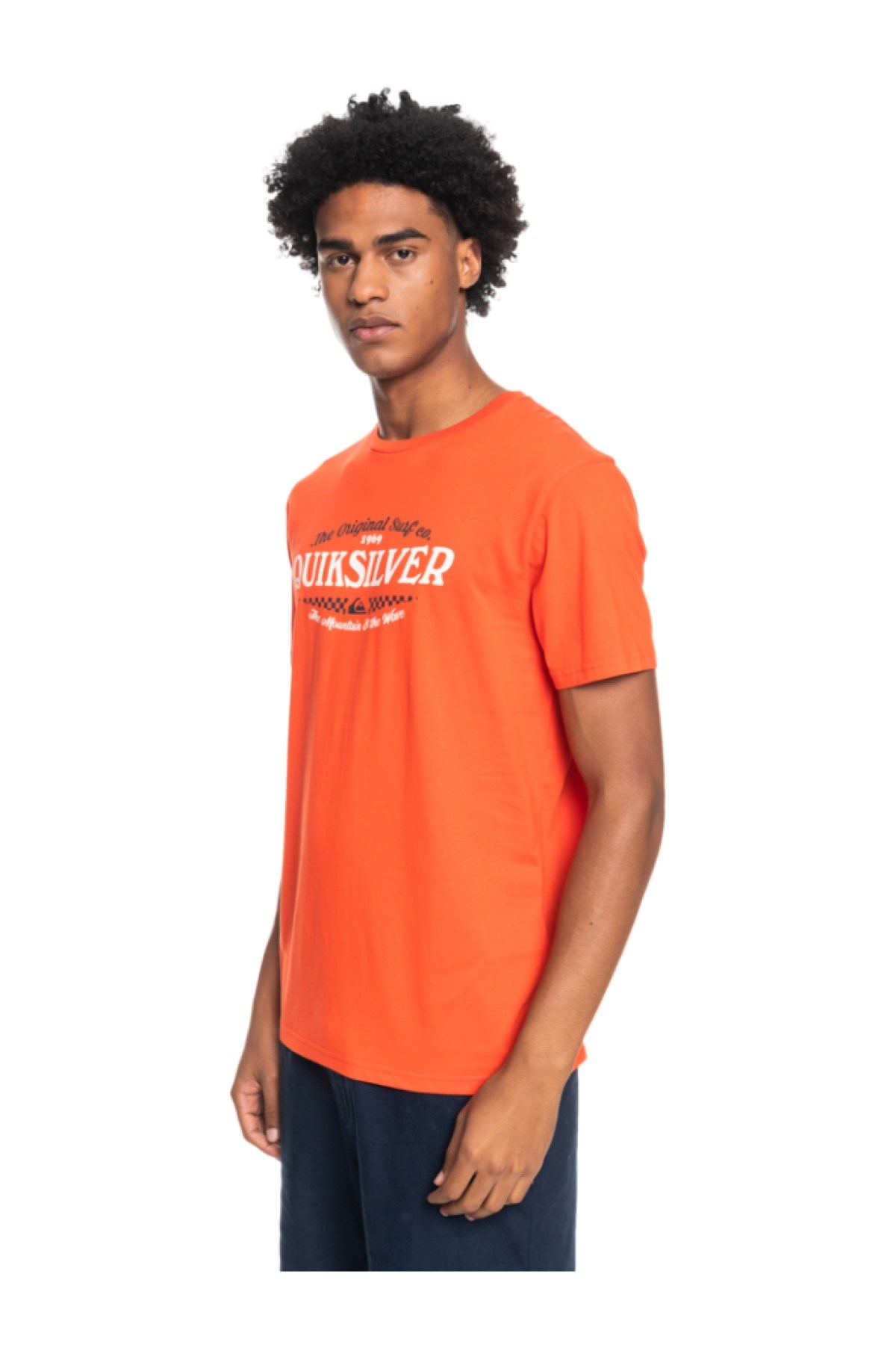 Quiksilver Erkek T-Shirt EQYZT06710 Cherry Tomato
