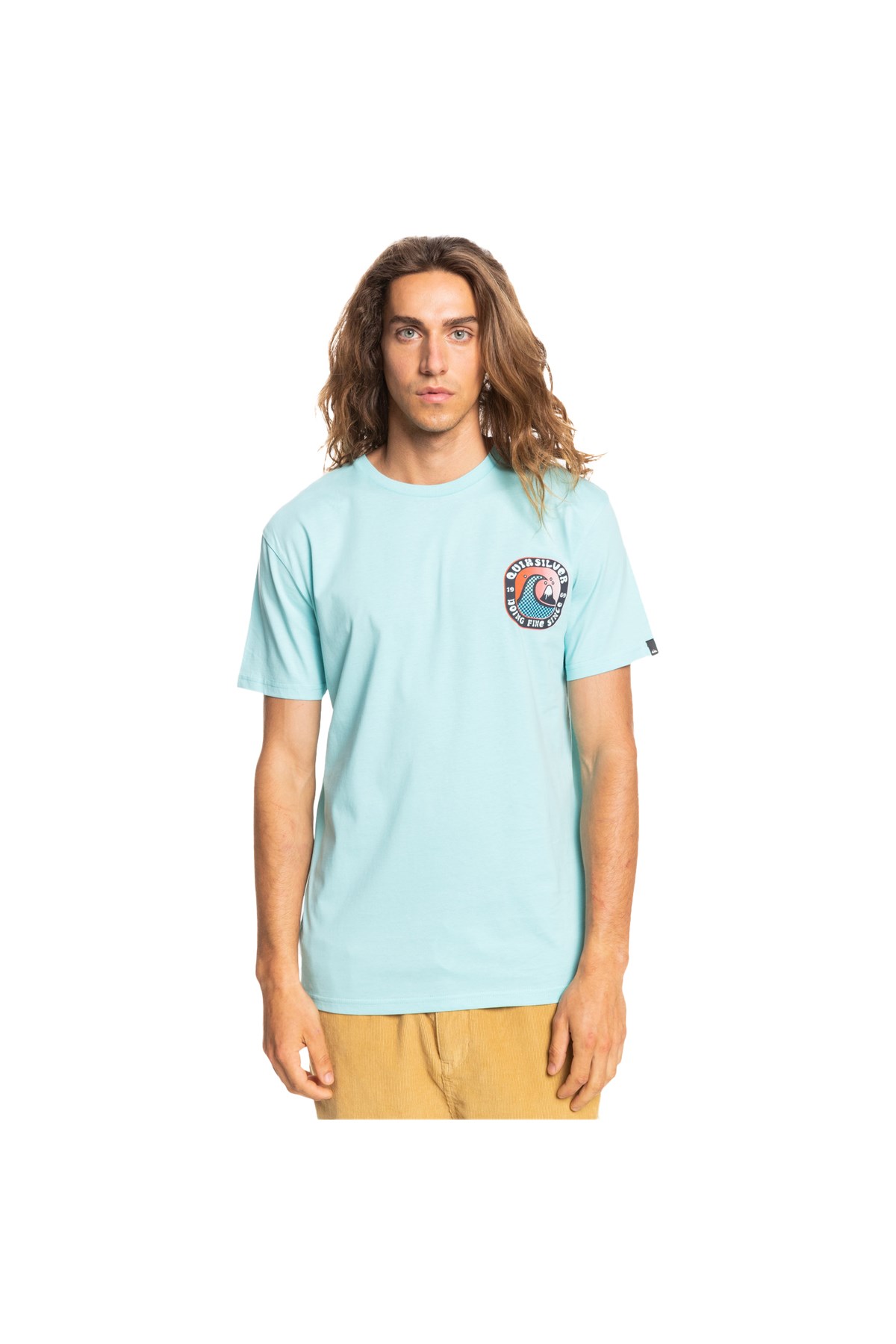 Quiksilver Erkek T-Shirt EQYZT06718 Angel Blue