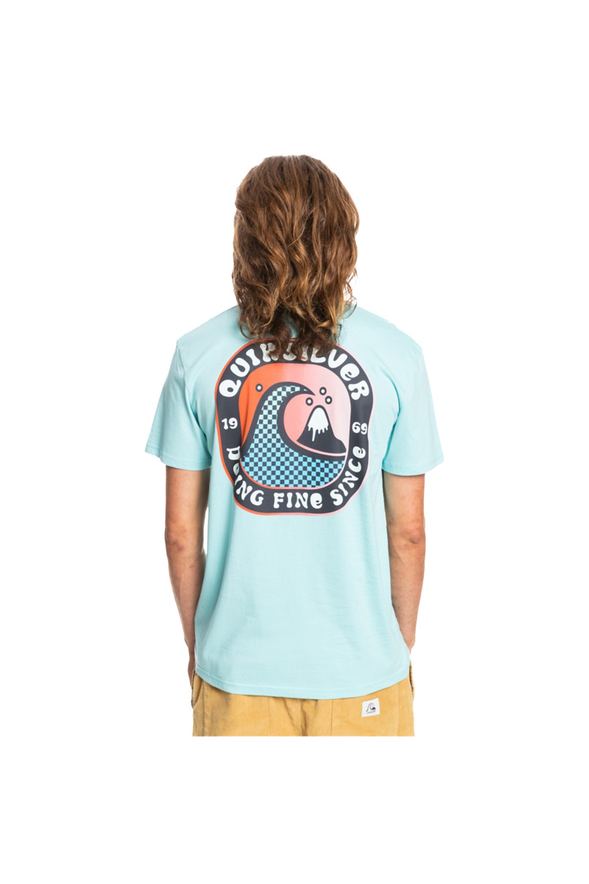 Quiksilver Erkek T-Shirt EQYZT06718 Angel Blue