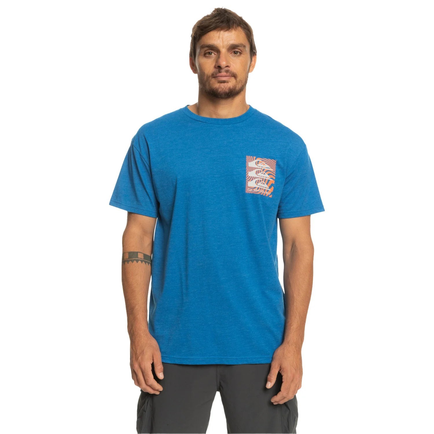Quiksilver Erkek T-Shirt EQYZT07205 Snorkel Blue