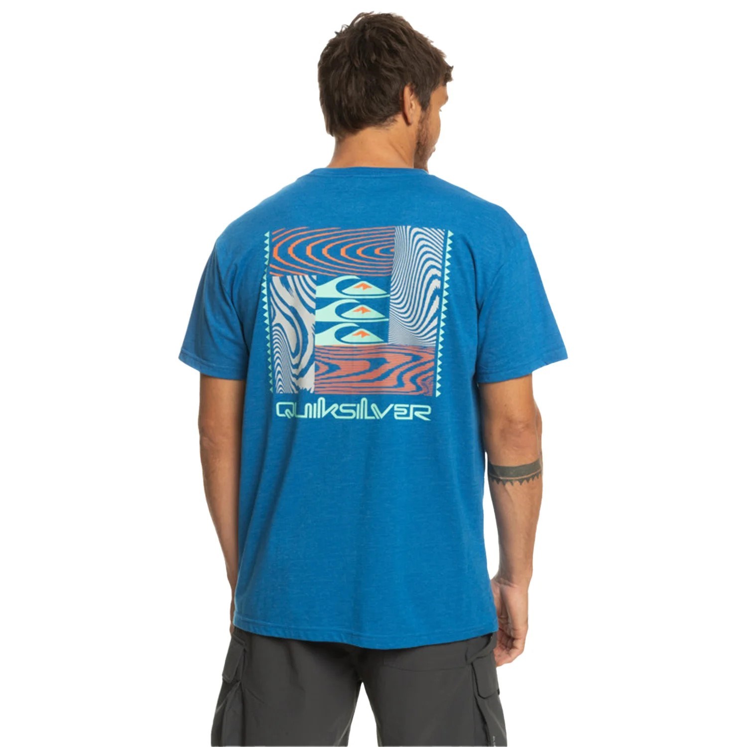 Quiksilver Erkek T-Shirt EQYZT07205 Snorkel Blue