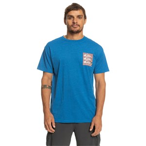 Quiksilver Erkek T-Shirt EQYZT07205 Snorkel Blue