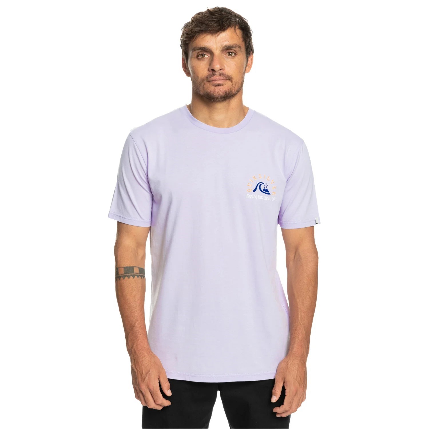Quiksilver Erkek T-Shirt EQYZT07226 Pastel Lılac