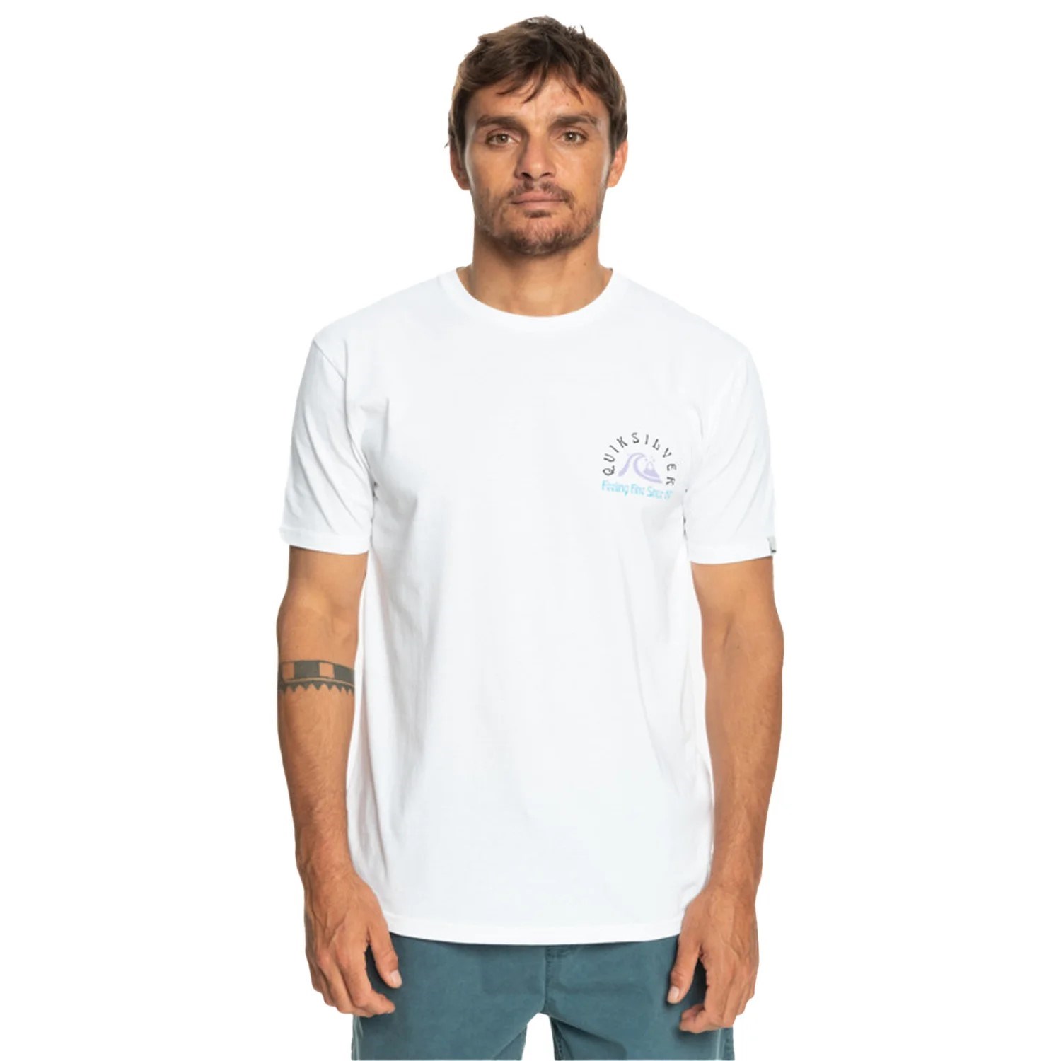 Quiksilver Erkek T-Shirt EQYZT07226 Whıte