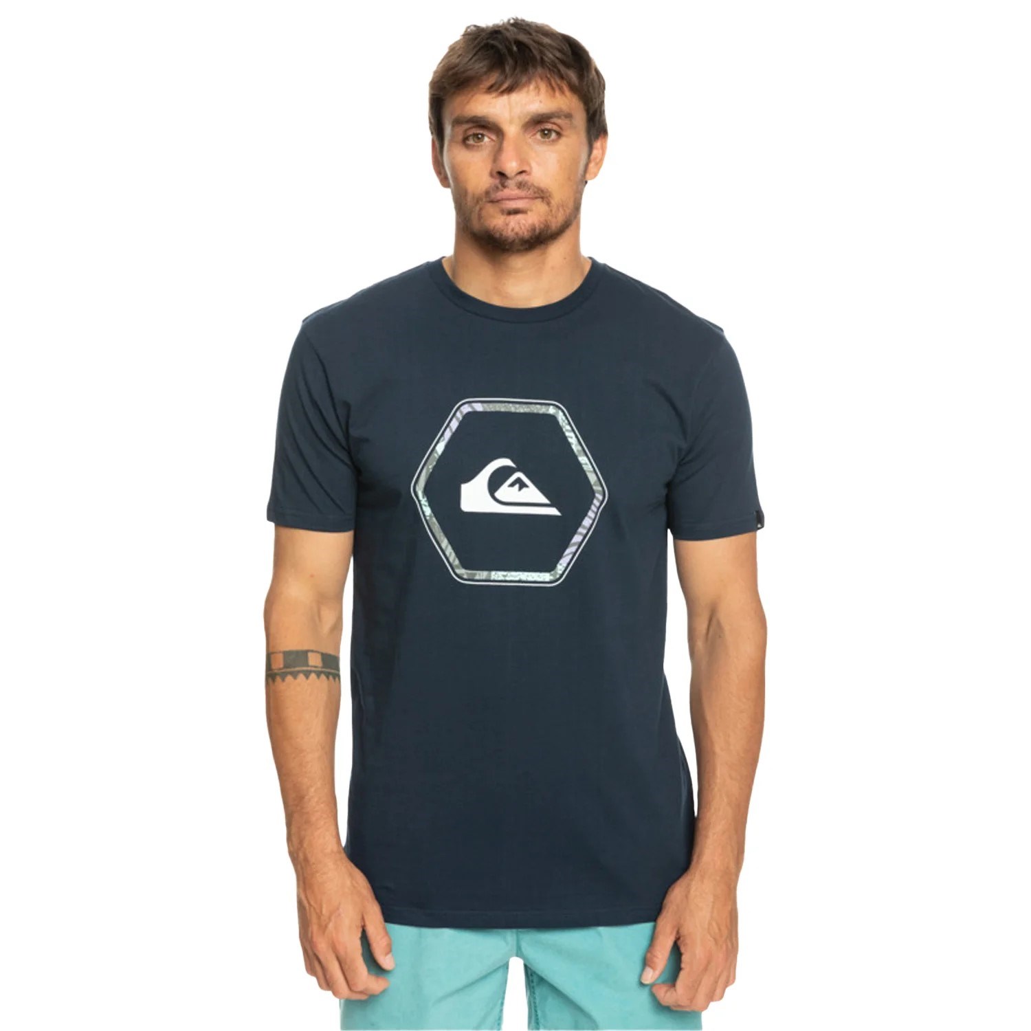 Quiksilver Erkek T-Shirt EQYZT07227 Navy Blazer